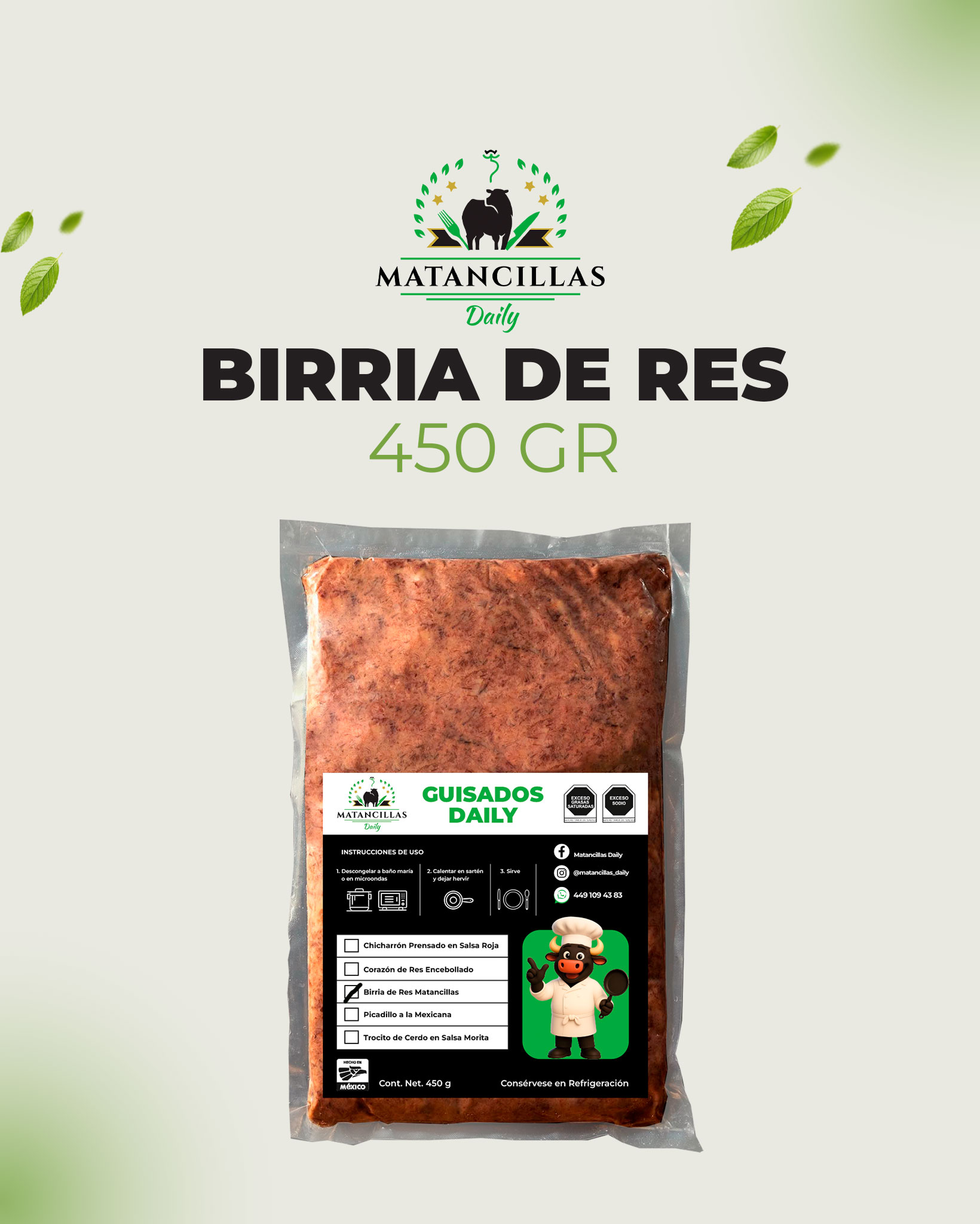 Birria de Res 450gr