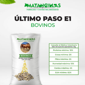 Último paso Bovino Etapa 1 (Costal 40kg)