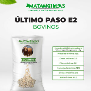 Último paso Etapa Bovino 2 (Costal 40 Kg)