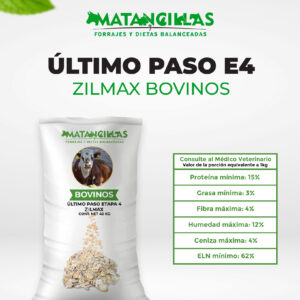 Último Paso Bovinos Etapa 4 Zilmax (Costal 40kg)