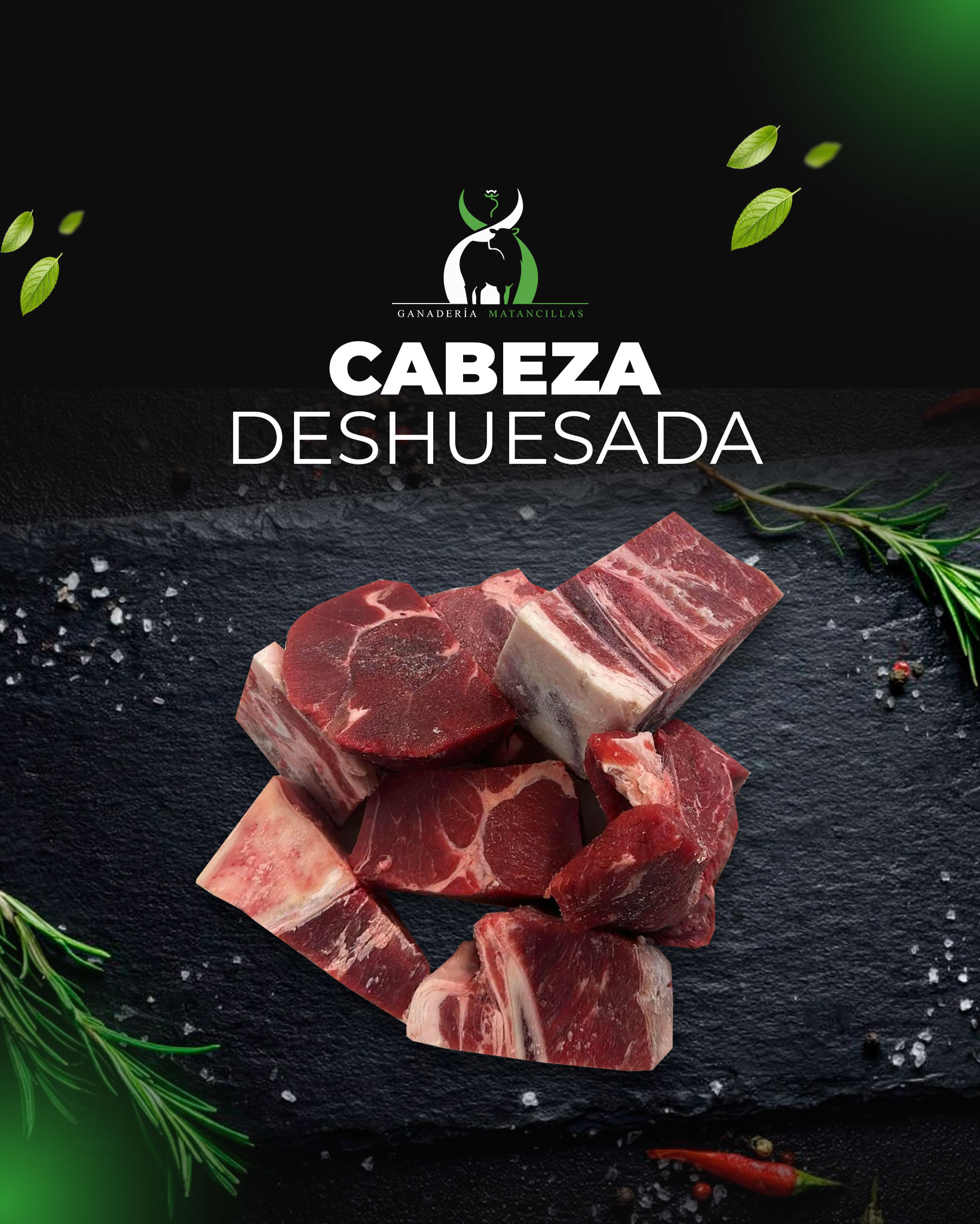 Cabeza de Res Deshuesada